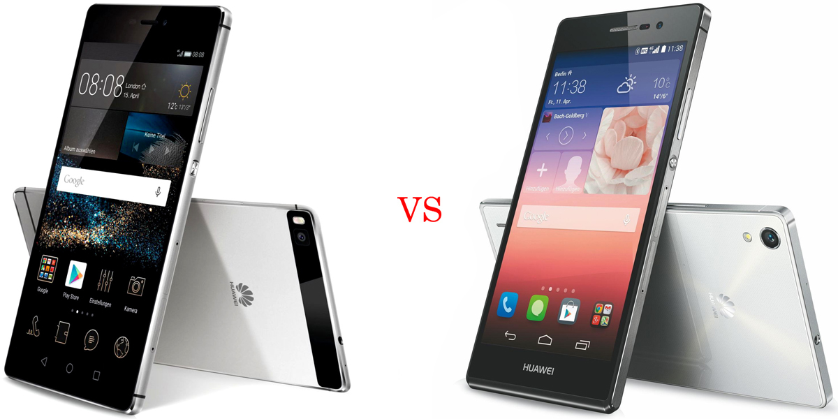 Huawei P8 versus Huawei Ascend P7 1